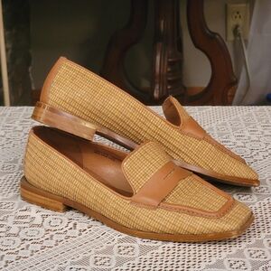Angel Alcaron | Tan/Brown Loafers | Flats